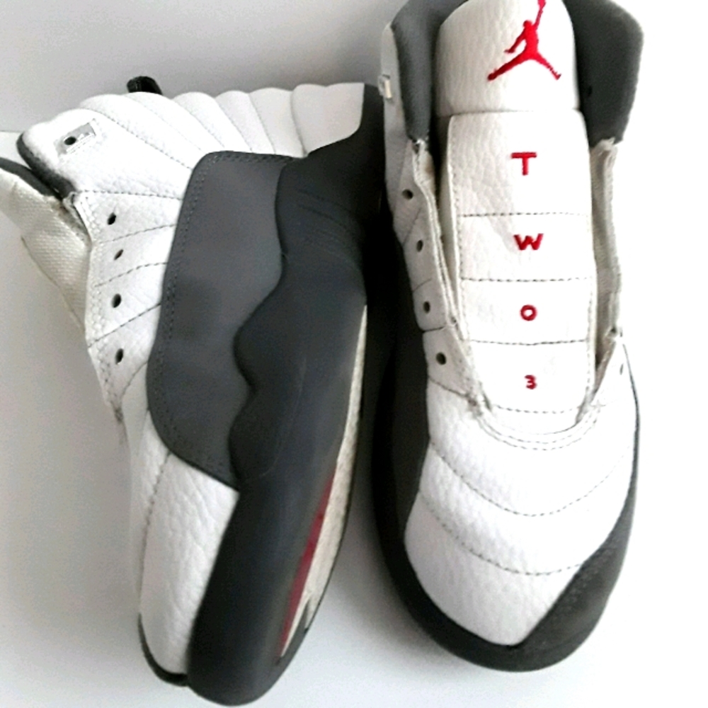 Jordan white and grey girls size 1y